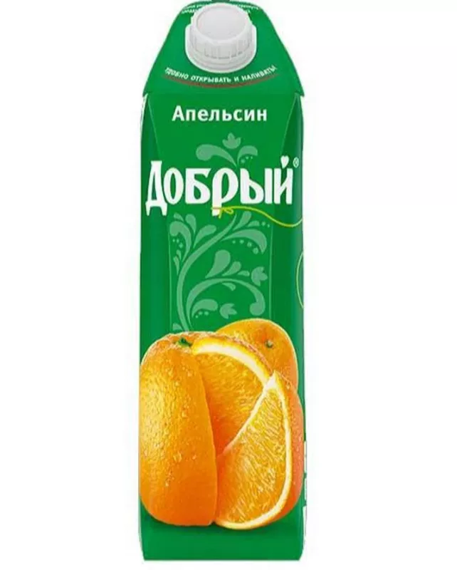 Сок добрый апельсиновый 1л — заказать с доставкой в Добрянке
